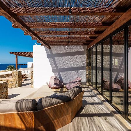 Trinity Mykonos - Beachfront Villa Platys Gialos  외부 사진
