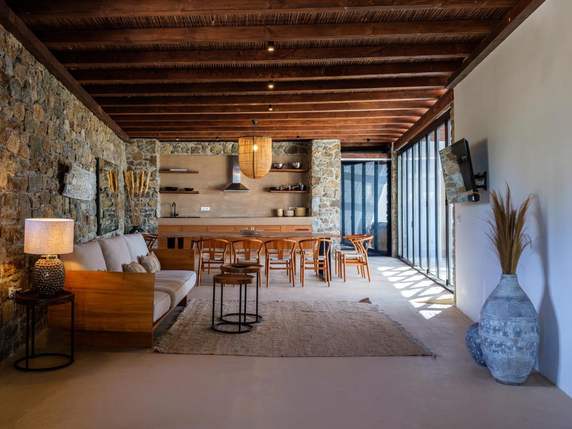 Trinity Mykonos - Beachfront Villa Platys Gialos  외부 사진